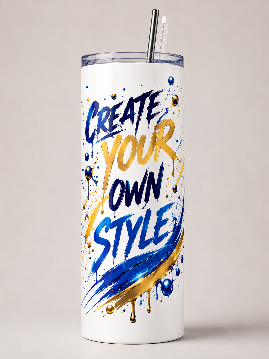 Custom Printed Tumbler – Personalized Design
