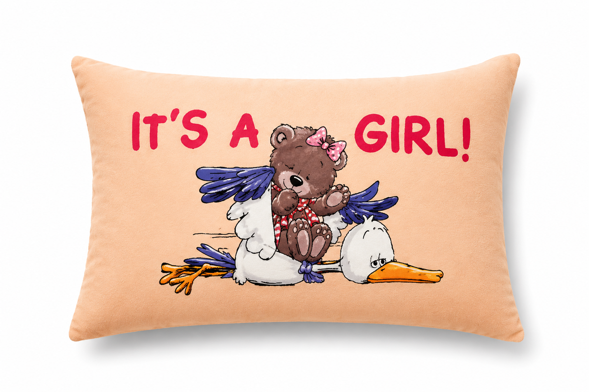 Cozy Statement Pillow – Soft and Cute Decorative Cushion